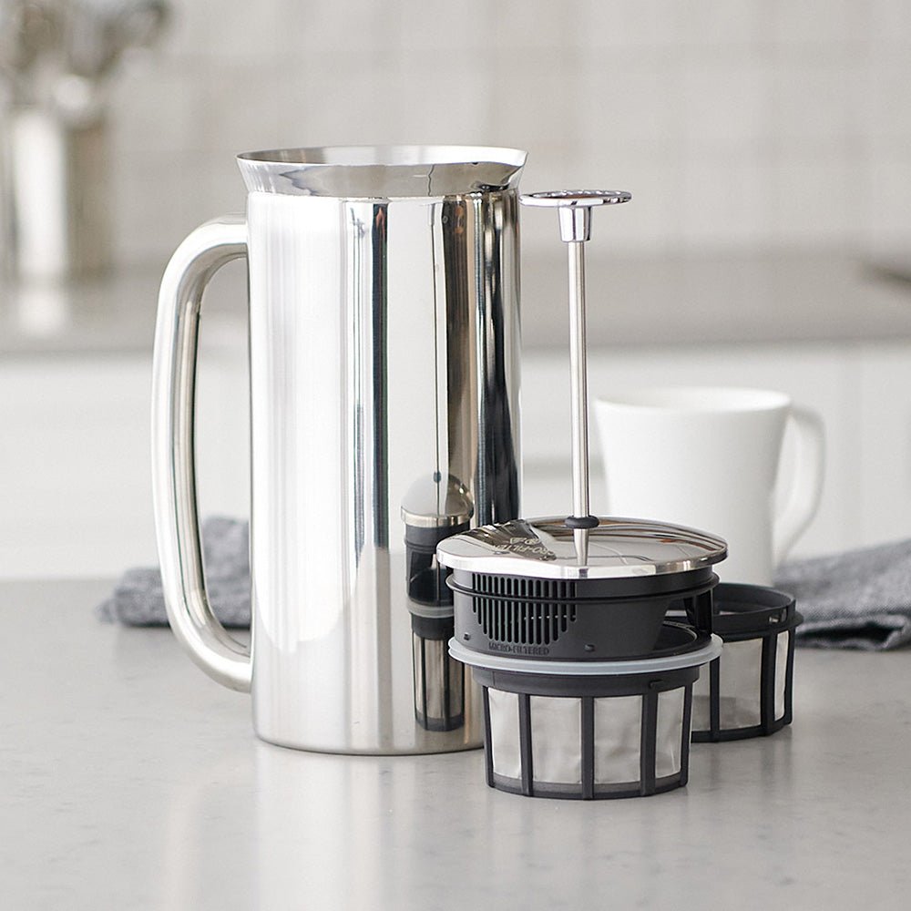 ESPRO P7 French Press Coffee Maker - Polished (18oz / 532ml) - Indigo Coffee Project