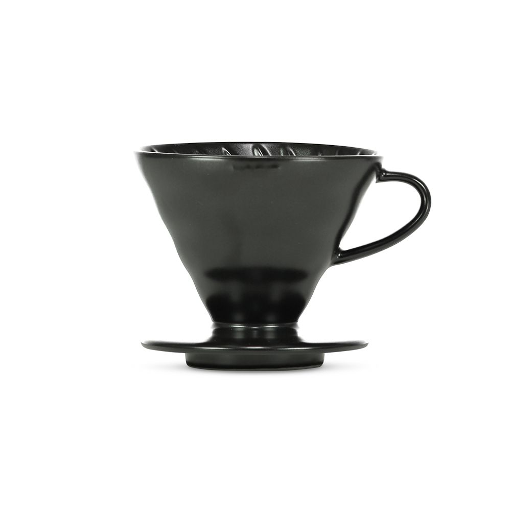 Hario Polaris and V60 Matte Black Ceramic Dripper Bundle - Indigo Coffee Project