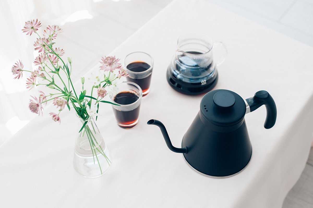 Hario V60 Fit Drip Kettle Matte Black - 800ml - Indigo Coffee Project