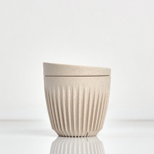Huskee 6oz Cup & Lid - Sustainable Coffee Cup - Indigo Coffee Project