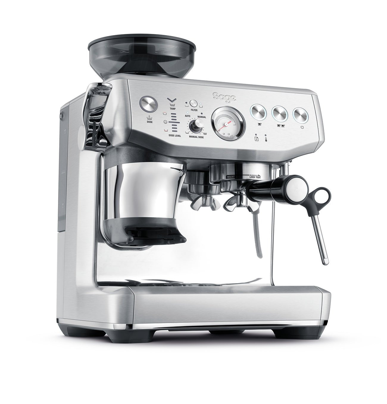 Sage Barista Express Impress Espresso Machine (Stainless Steel) - Indigo Coffee Project