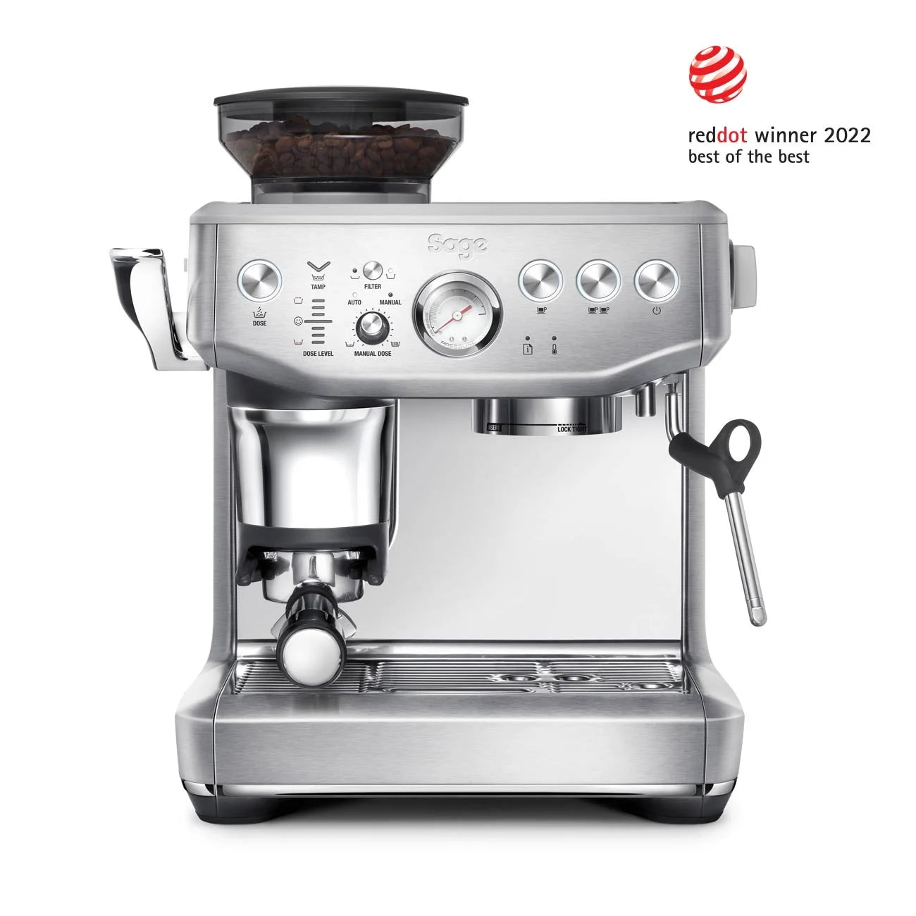 Sage Barista Express Impress Espresso Machine (Stainless Steel) - Indigo Coffee Project