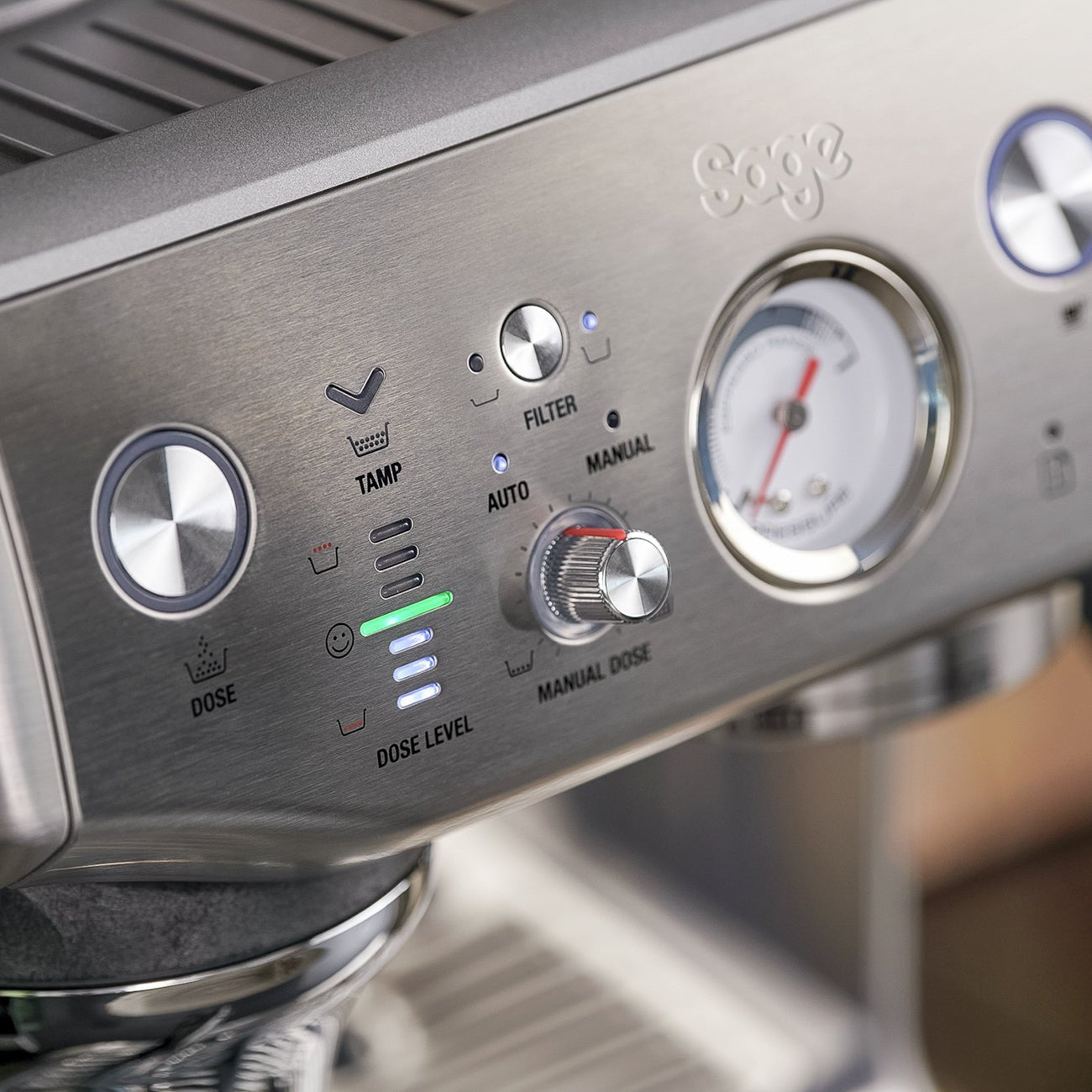 Sage Barista Express Impress Espresso Machine (Stainless Steel) - Indigo Coffee Project