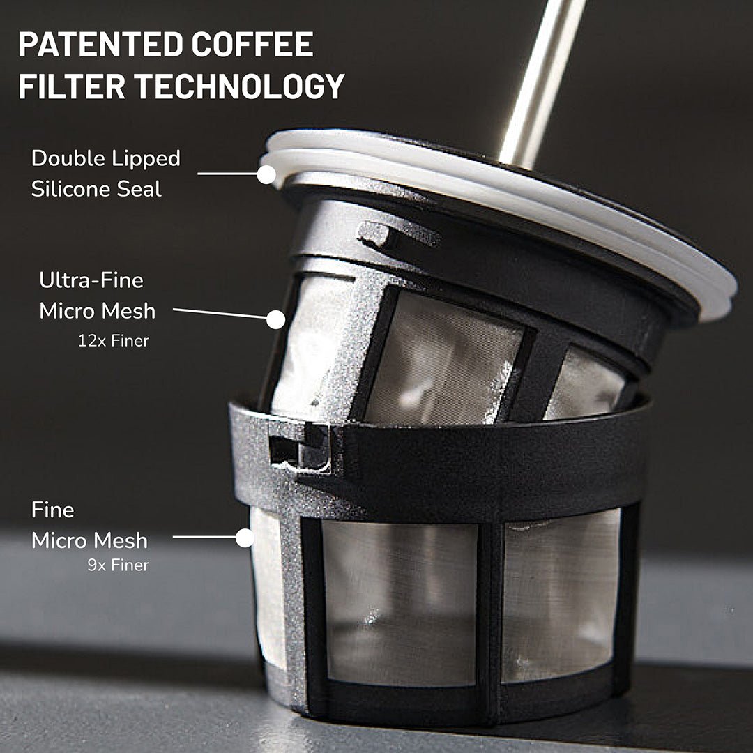 ESPRO P5 French Press Coffee Maker - Polished (18oz / 532ml) - Indigo Coffee Project