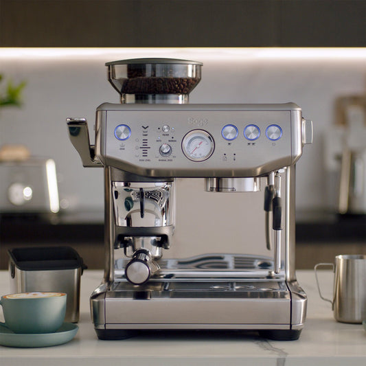 Sage Barista Express Impress Espresso Machine (Stainless Steel) - Indigo Coffee Project