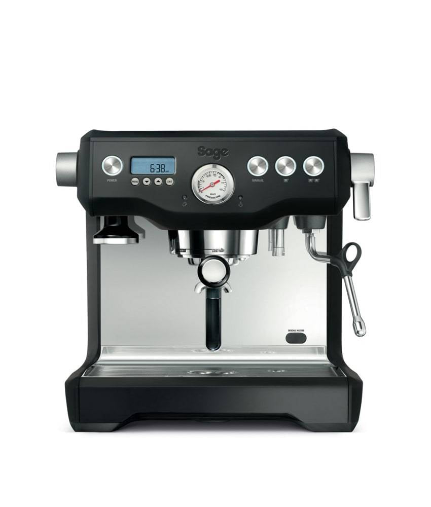 Sage The Dual Boiler Black Truffle Espresso Machine - Indigo Coffee Project